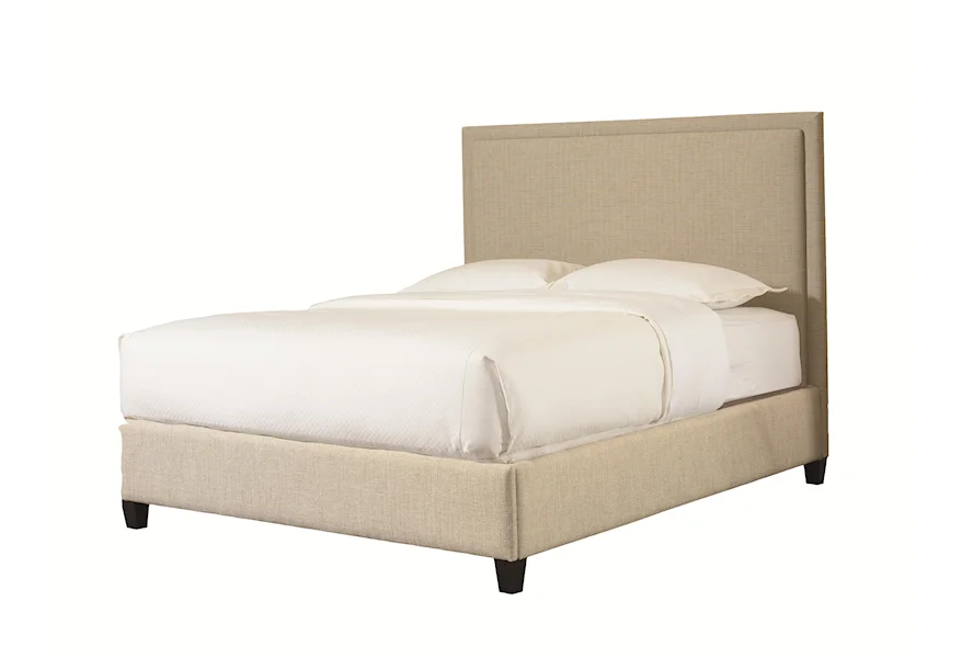 Custom Upholstered Beds King Manhattan Upholstered Bed w/ Low FB  by Bassett at Esprit Decor Home Furnishings